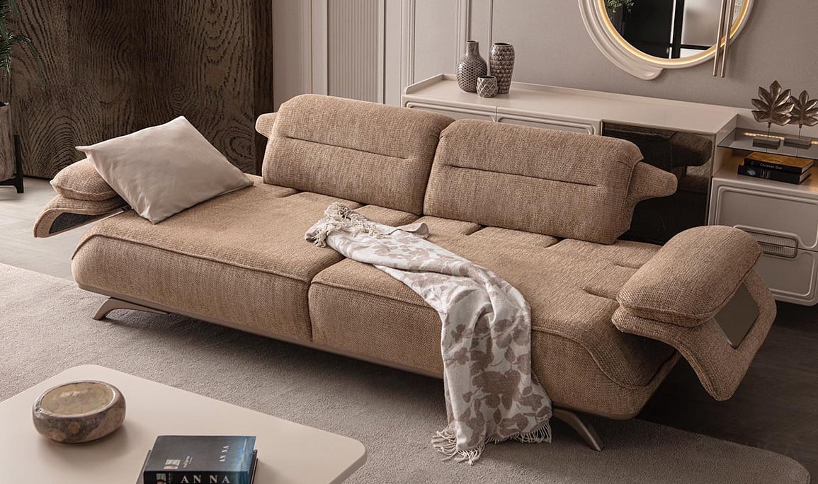 Medusa Home Mobilya - Anza Üçlü Koltuk
