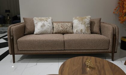 Medusa Home - Ares Kahve Üçlü Koltuk Medusa Home - Ares Kahve Üçlü Koltuk