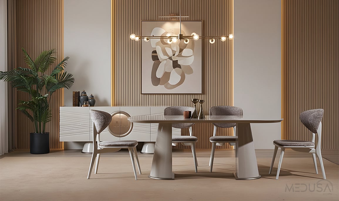 Medusa Home Mobilya - Argento Yemek Odası
