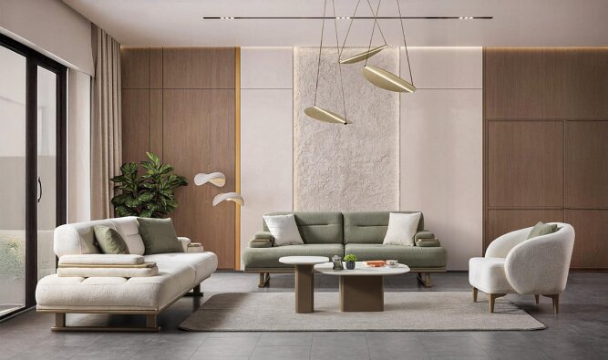 Medusa Home Mobilya - Armeda Koltuk Takımı - Modern Koltuk Takımları