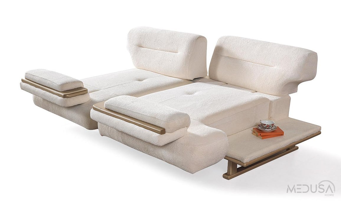 Medusa Home Mobilya - Armeda Yataklı Üçlü Koltuk