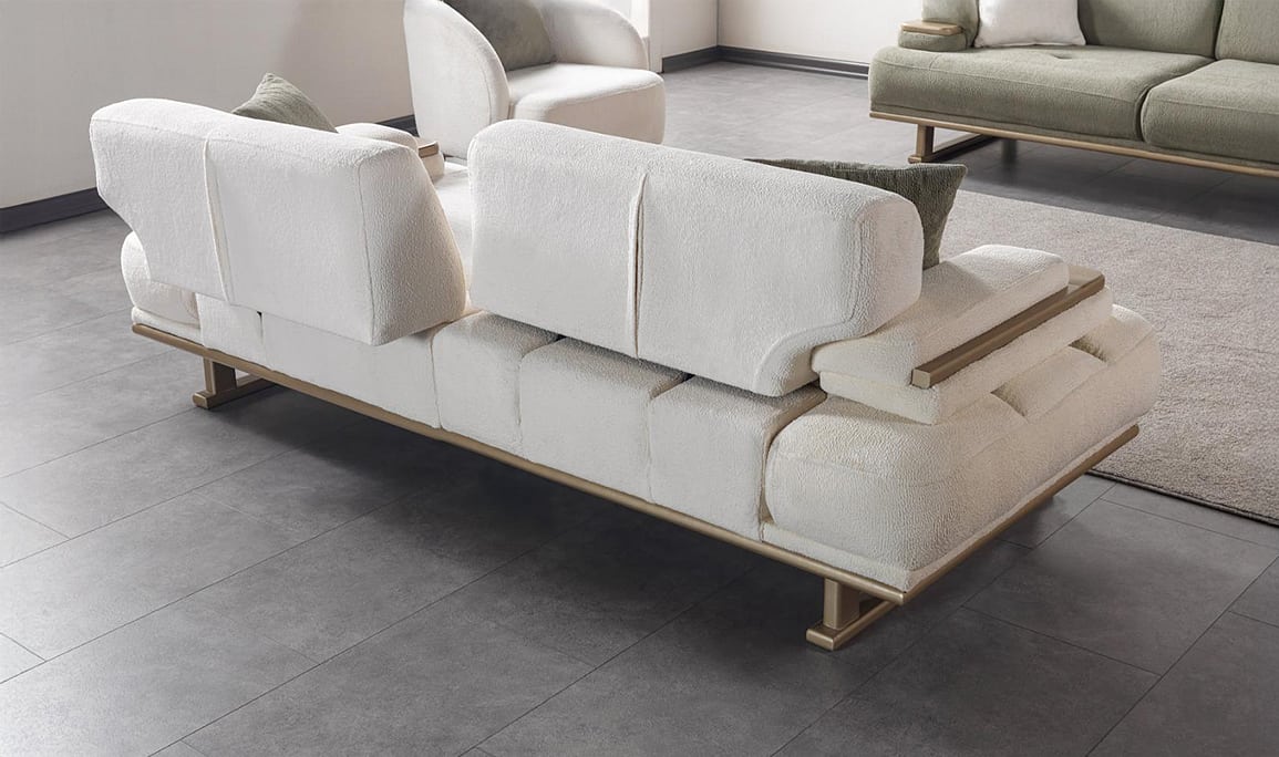 Medusa Home Mobilya - Armeda Yataklı Üçlü Koltuk