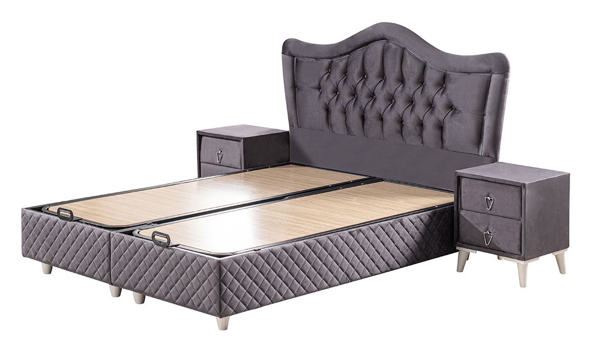 Medusa Home Mobilya - Armoni Set Baza Başlık Yatak
