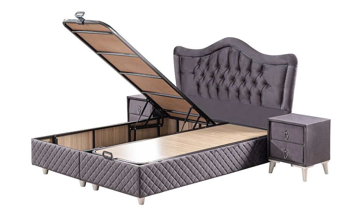 Medusa Home Mobilya - Armoni Set Baza Başlık Yatak