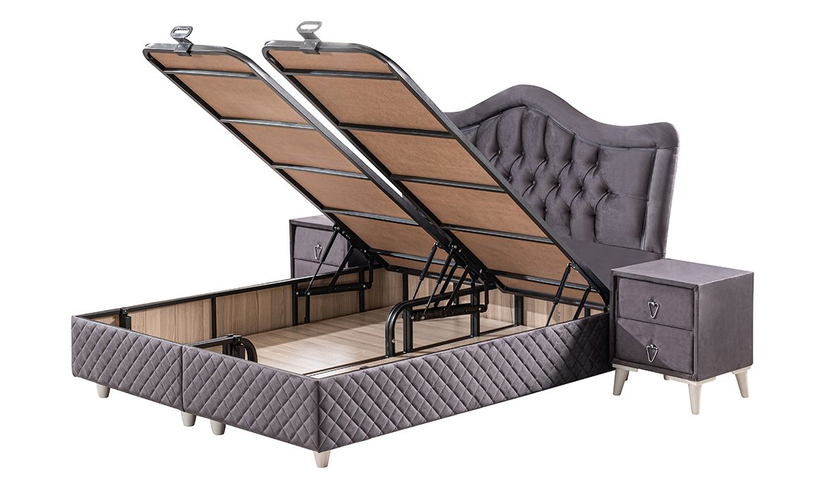 Medusa Home Mobilya - Armoni Set Baza Başlık Yatak