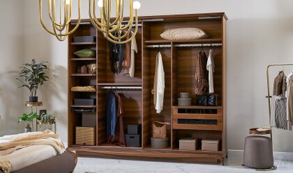 Medusa Home Mobilya - Art Walnut Gardırop