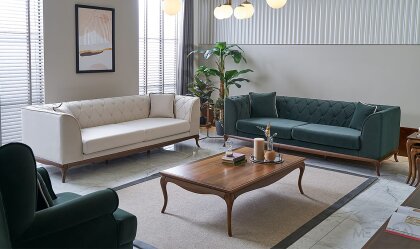 Medusa Home Mobilya - Art Walnut Koltuk Takımı