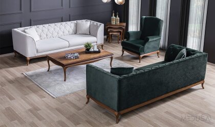 Medusa Home Mobilya - Art Walnut Koltuk Takımı