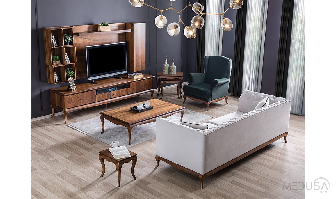 Medusa Home Mobilya - Art Walnut Tv Ünitesi