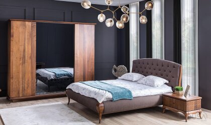 Medusa Home Mobilya - Art Walnut Yatak Odası