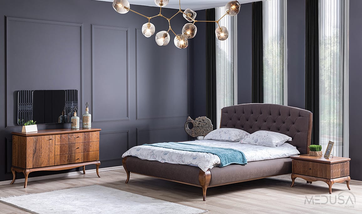 Medusa Home Mobilya - Art Walnut Yatak Odası
