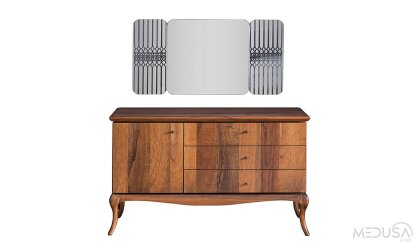 Medusa Home Mobilya - Art Walnut Yatak Odası