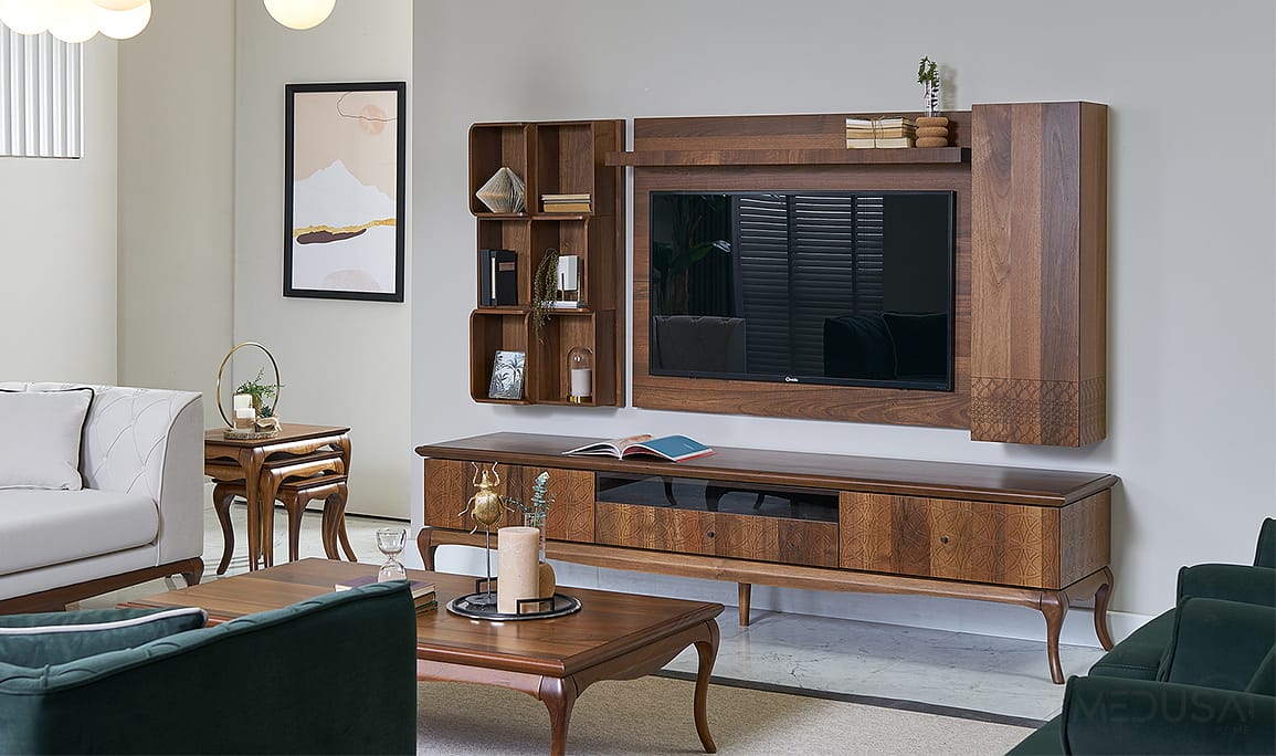 Medusa Home Mobilya - Art Walnut Yemek Odası