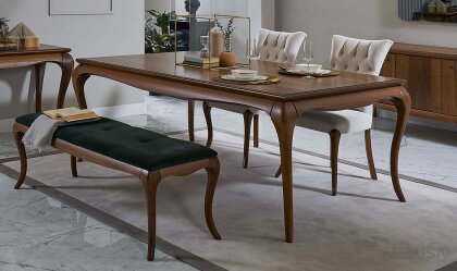 Medusa Home Mobilya - Art Walnut Yemek Odası