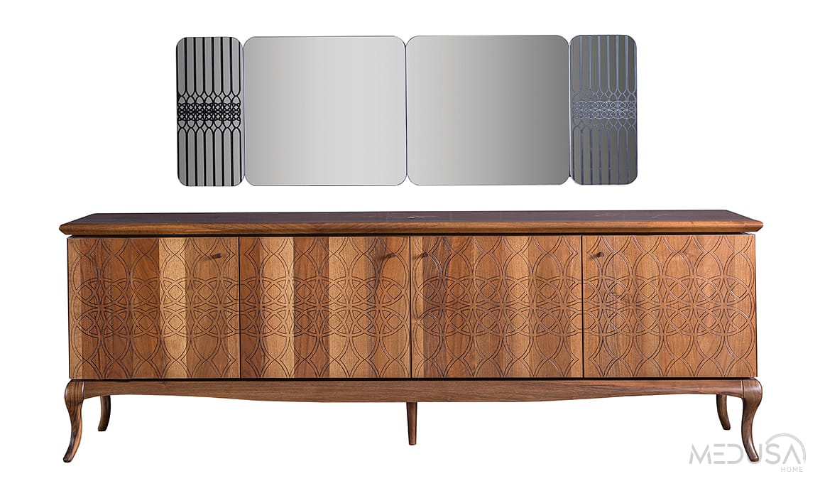 Medusa Home Mobilya - Art Walnut Yemek Odası
