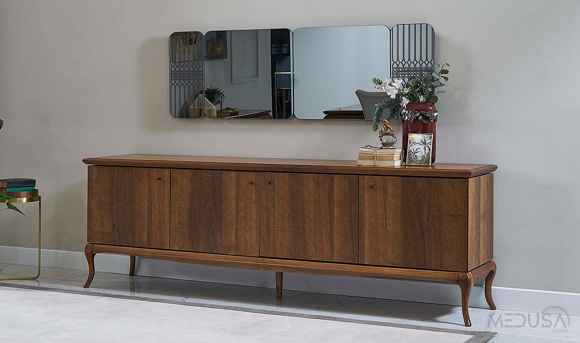 Medusa Home Mobilya - Art Walnut Yemek Odası