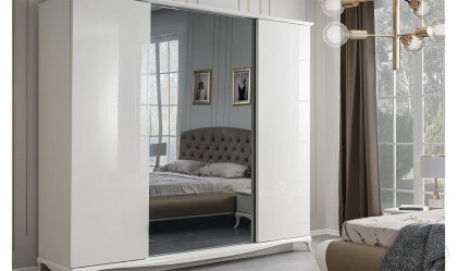 Medusa Home Mobilya - Art White Gardırop