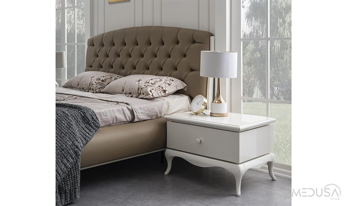 Medusa Home Mobilya - Art White Komodin