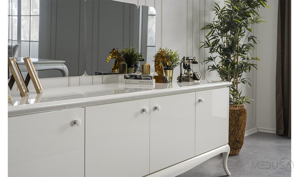 Medusa Home Mobilya - Art White Konsol