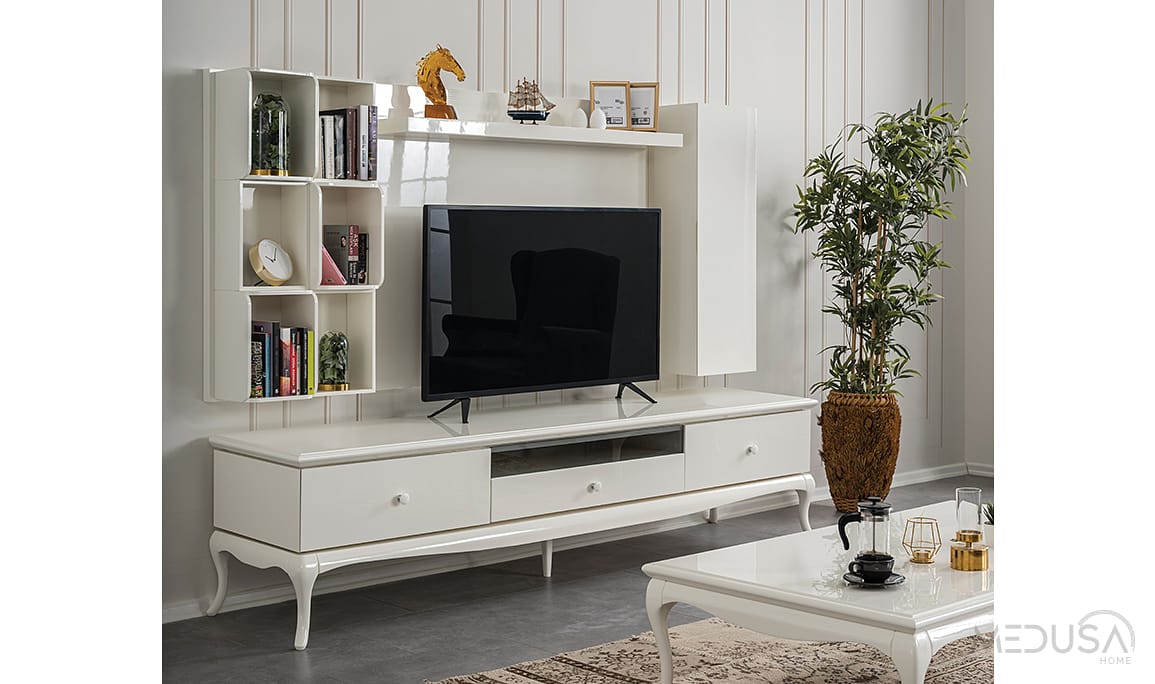 Medusa Home Mobilya - Art White Tv Ünitesi