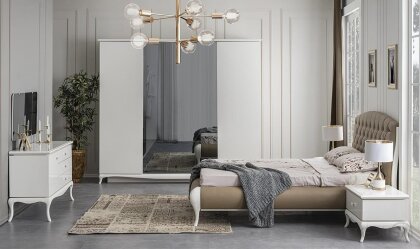 Medusa Home Mobilya - Art White Yatak Odası