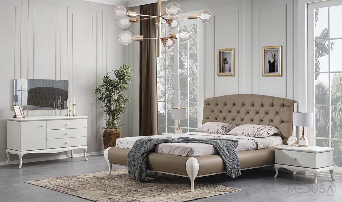 Medusa Home Mobilya - Art White Yatak Odası