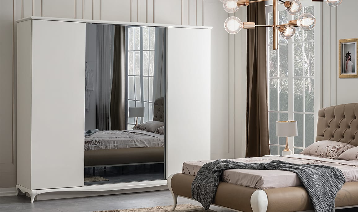 Medusa Home Mobilya - Art White Yatak Odası