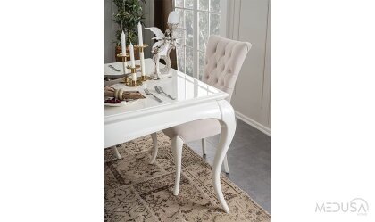 Medusa Home Mobilya - Art White Yemek Masası