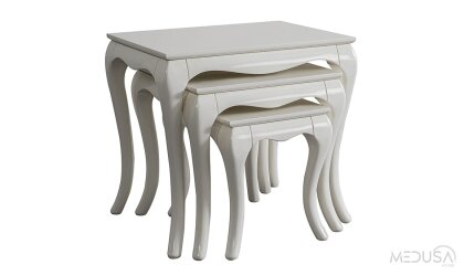 Medusa Home - Art White Zigon Sehpa Medusa Home - Art White Zigon Sehpa