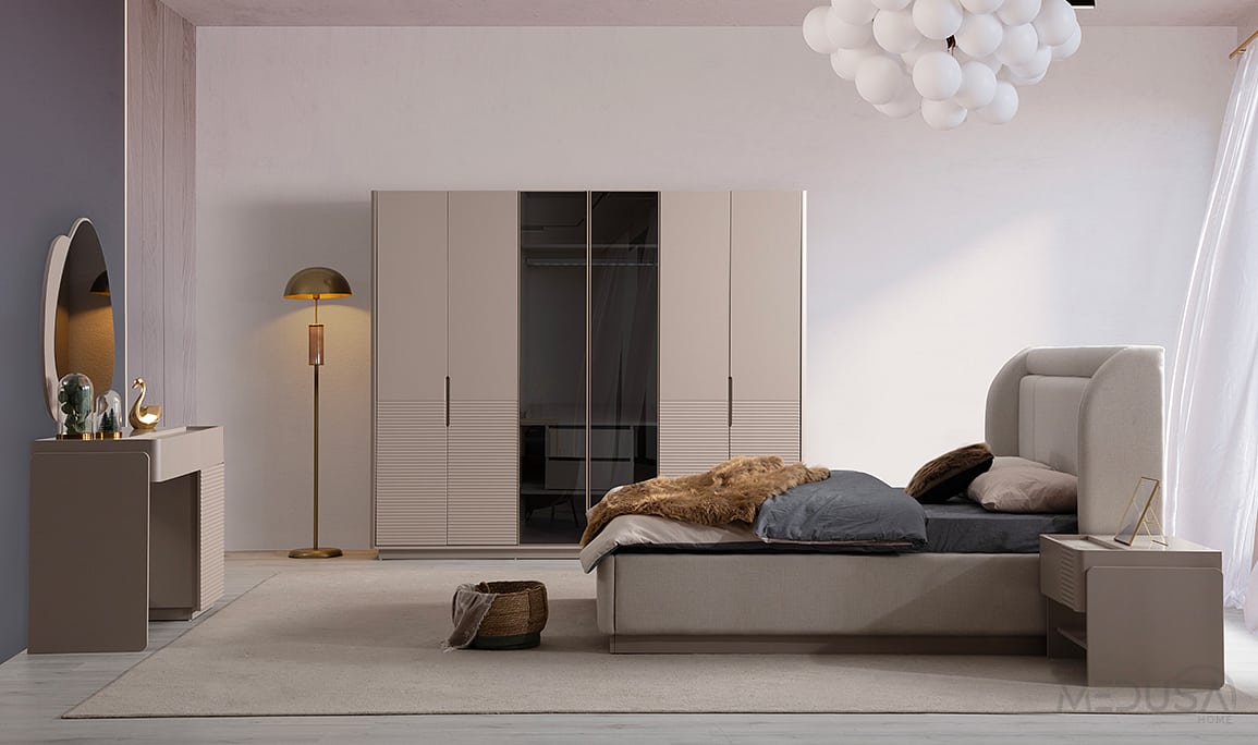 Medusa Home Mobilya - Arte 6 Kapılı Yatak Odası