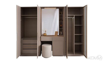 Medusa Home Mobilya - Arte Köşe Gardırop