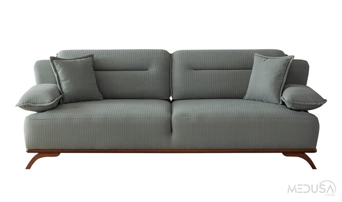 Artemis Yeşil Üçlü Koltuk | Medusa Home Mobilya