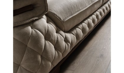 Medusa Home Mobilya - Artisan Beyaz Üçlü Koltuk