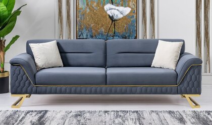 Medusa Home - Artoo Füme Üçlü Koltuk Medusa Home - Artoo Füme Üçlü Koltuk
