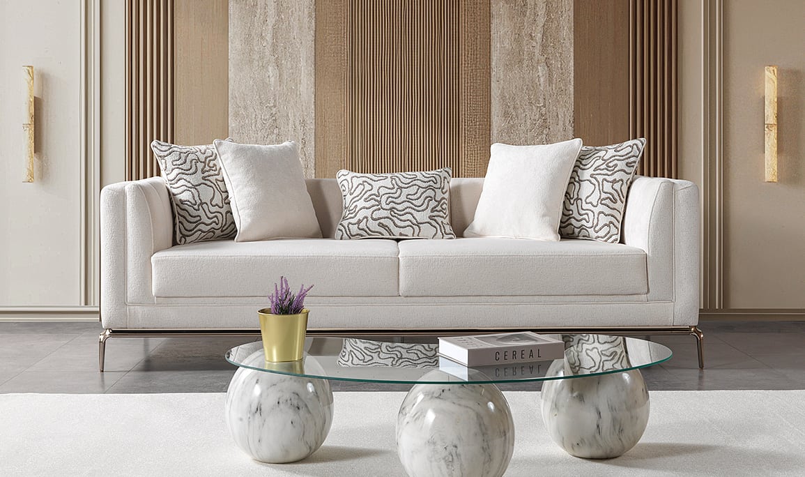 Medusa Home Mobilya - Arven Üçlü Koltuk