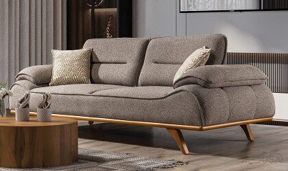 Medusa Home Mobilya - Arvos Antrasit Üçlü Koltuk