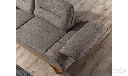 Medusa Home Mobilya - Arvos Antrasit Üçlü Koltuk