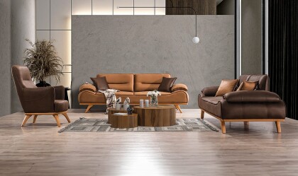 Medusa Home - Arvos Nubuk Koltuk Takımı Medusa Home - Arvos Nubuk Koltuk Takımı