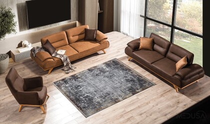 Medusa Home Mobilya - Arvos Nubuk Koltuk Takımı
