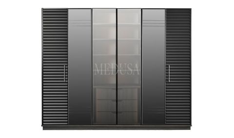 Medusa Home - Asel Antrasit Gardırop Medusa Home - Asel Antrasit Gardırop