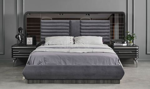 Medusa Home Mobilya - Asel Antrasit Karyola