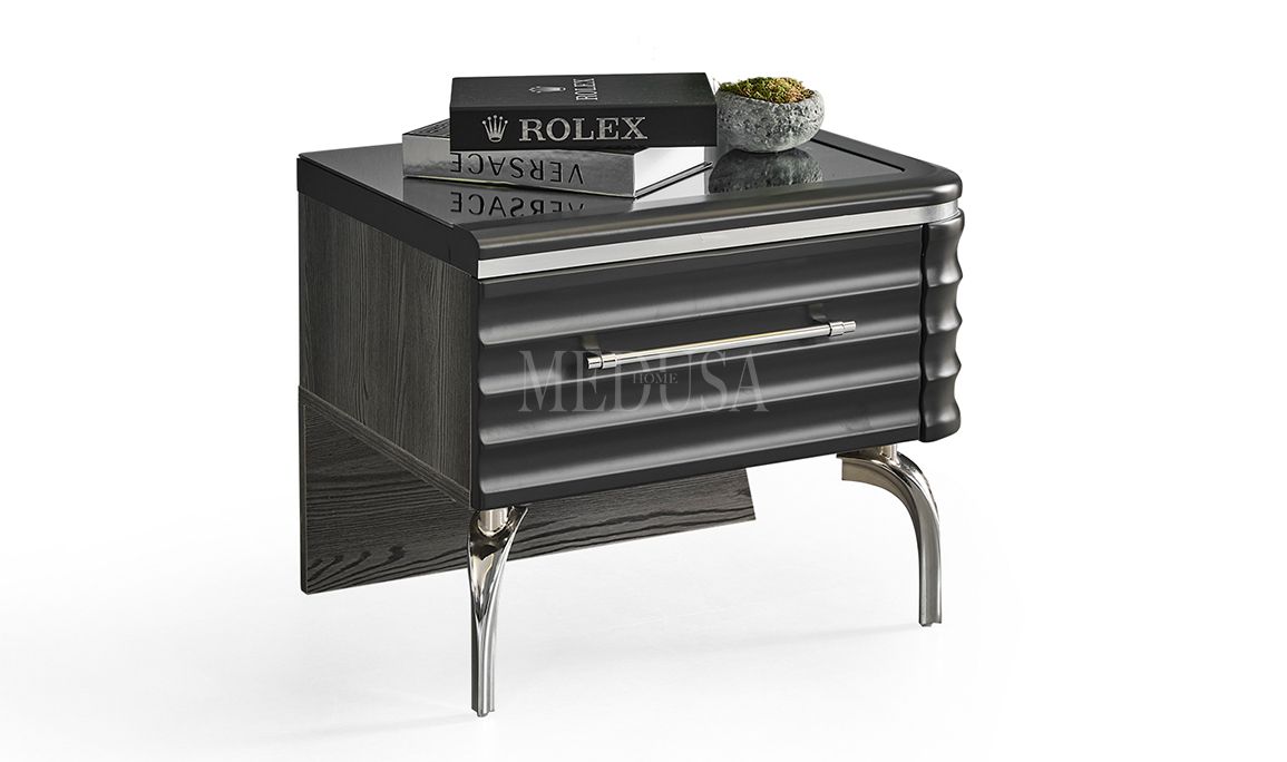 Medusa Home Mobilya - Asel Antrasit Karyola