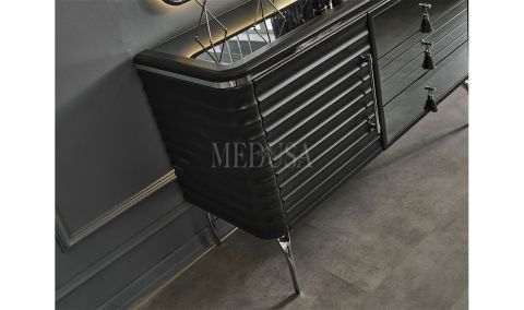 Medusa Home Mobilya - Asel Antrasit Yatak Odası