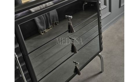 Medusa Home Mobilya - Asel Antrasit Yatak Odası
