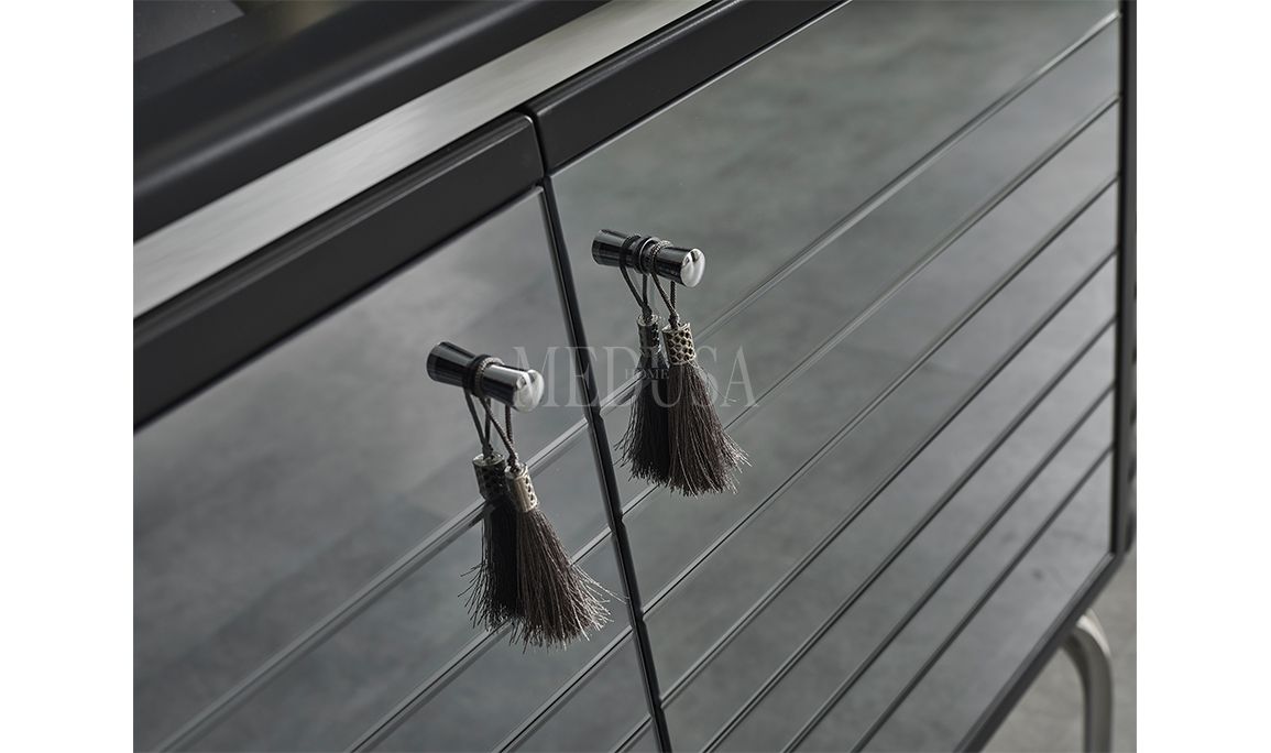 Medusa Home Mobilya - Asel Antrasit Yemek Odası