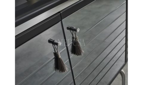 Medusa Home Mobilya - Asel Antrasit Yemek Odası