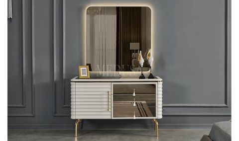Medusa Home - Asel Beyaz Şifonyer Medusa Home - Asel Beyaz Şifonyer