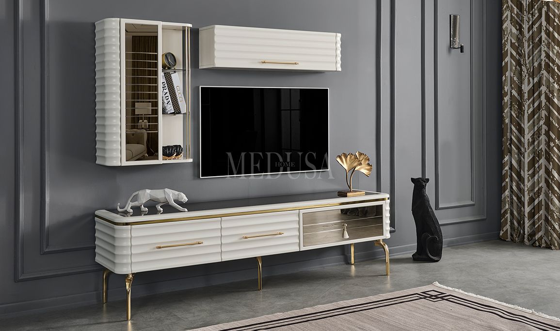 Medusa Home Mobilya - Asel Beyaz Tv Ünitesi