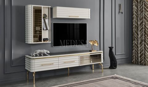 Medusa Home Mobilya - Asel Beyaz Tv Ünitesi