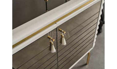 Medusa Home Mobilya - Asel Beyaz Yemek Odası